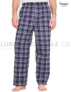 CLEARANCE Cambridge Men's 100% Cotton Brushed Pyjama Bottoms by Champion 2 Pair Pack