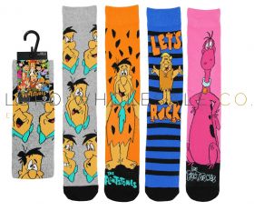 Men's 1pk The Flintstones Ankle Socks 12 Pairs