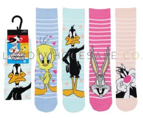 Ladies 1pk Looney Tunes Ankle Socks 12 Pairs