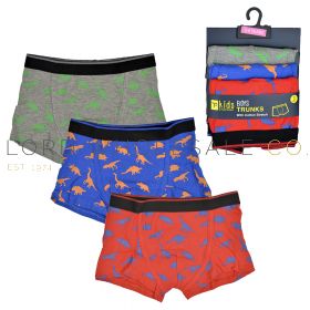 Boys 3 Pack Dinosaur Boxers by Tom Frank Kids