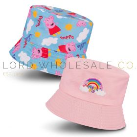 04-PEP/BH/01-Girls Reversible Peppa Pig Bucket Hat 1 Piece