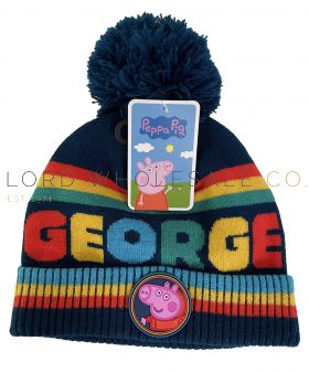 08-WRC-22-077-Boys George Pig Beanie Hat 1 Piece