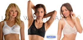 Ladies Soft Cup Bras by Naturana 86545 - Lord Wholesale Co