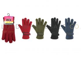 Ladies Fleece Lined Assorted Extra Warm Thermal Gloves by Thermo Max 12 Pieces