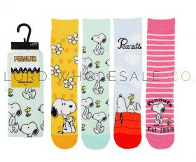 Ladies 1pk Peanuts Snoopy Ankle Socks 12 Pairs