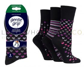 SOLRM33G3 Black Berry Ladies Bamboo Gentle Grip