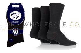 SOMRB96BLK Big Foot Black Gentle Grip Socks