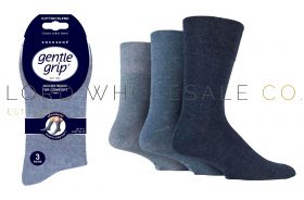 SOMRG53BLU Men's Blues Gentle Grip Socks