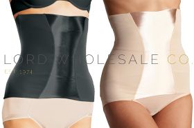 Ladies Waist Clincher Belly Band Firm Control Satin Panel by Beauforme