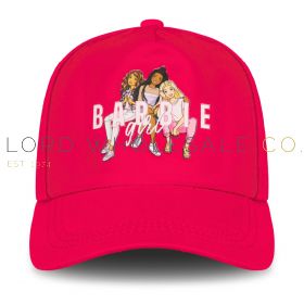04-BAR/BC/01-Girls Adjustable Barbie Girl Cap 1 Piece