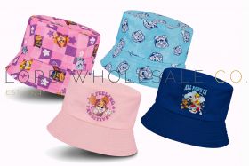 04-PAW/BH/01-Boys & Girls Reversible Paw Patrol Bucket Hats 6 Pieces
