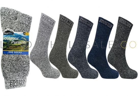 Men's Outdoor Pursuits Socks 3 Pair Pack by Pro Hike - Lord Wholesale Co